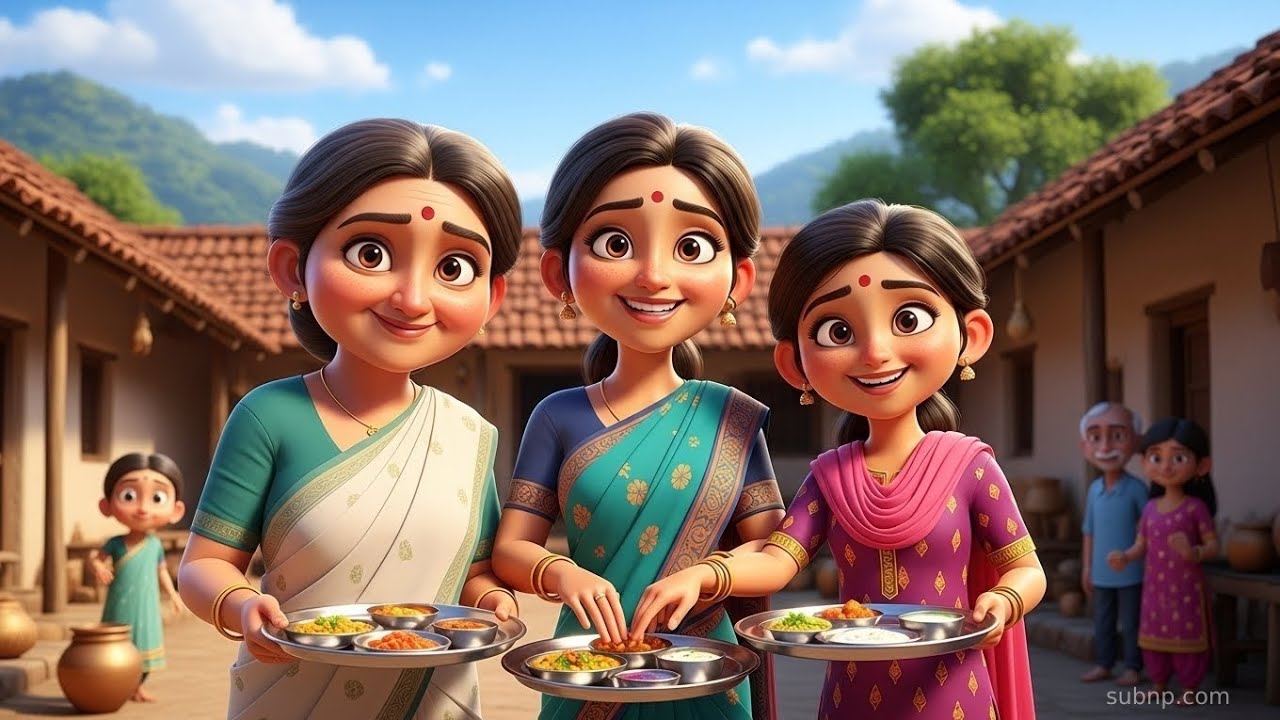 तीन बहुओं की एक अनोखी रसोई ll moral story ll
