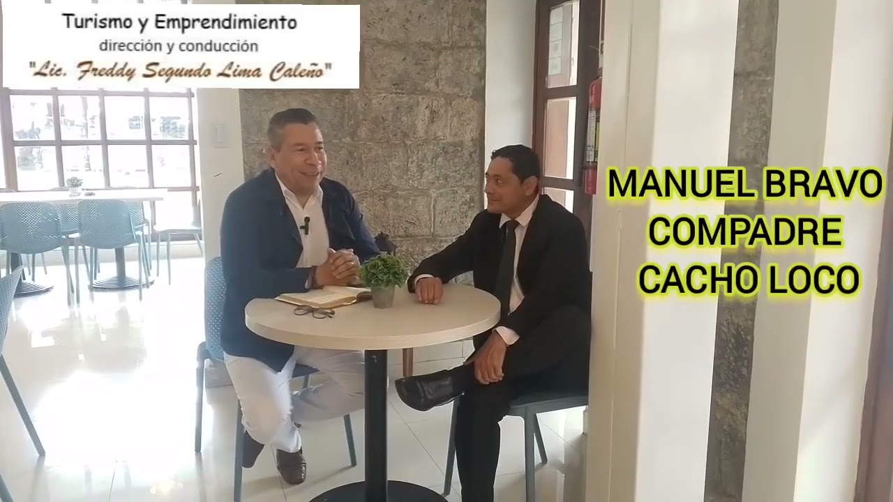 Manuel Bravo, CACHO LOCO, polifacético actor de obras televisivas y de teatro.