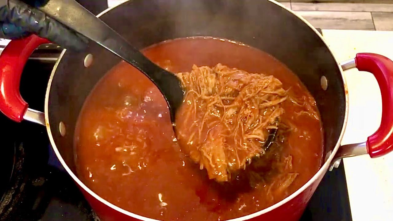 El RELLENO PERFECTO para tamales: carne de res en chile rollo 🌶️🔥