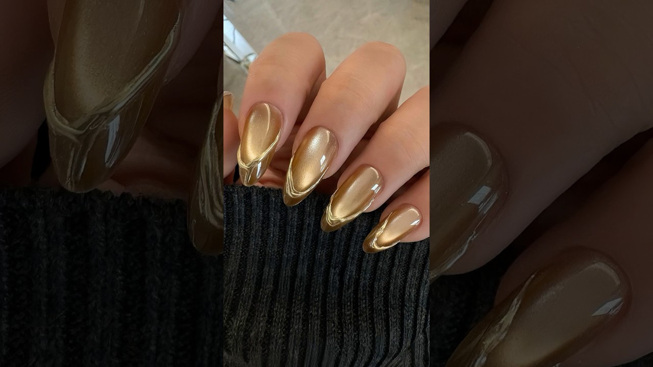 Glass Cat-Eye Nails ❤️ Product links in the description #nailart