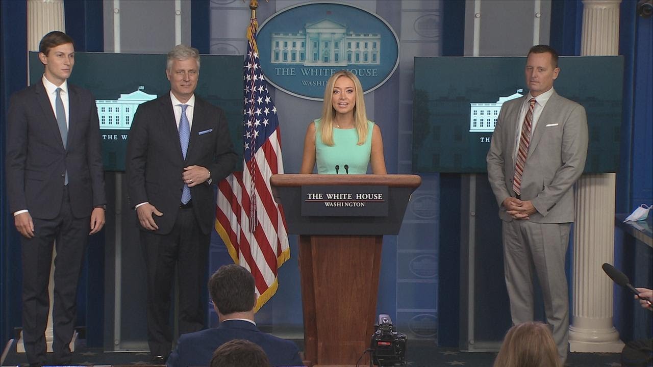 09/04/20: NSA O'Brien, Advisor Grenell, and Press Secretary McEnany Hold a Press Briefing