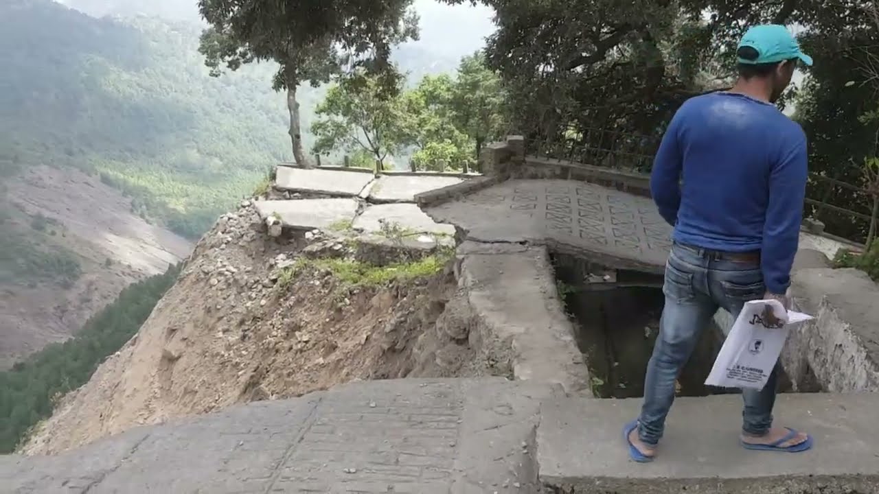 Landslide in Nainital due to rain