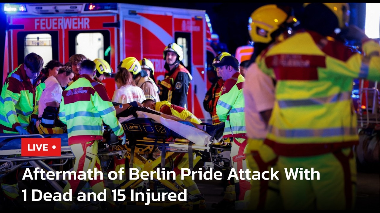 LIVE | Berlin Police Investigate Pride Parade Attack Scene in Tiergarten | AC113