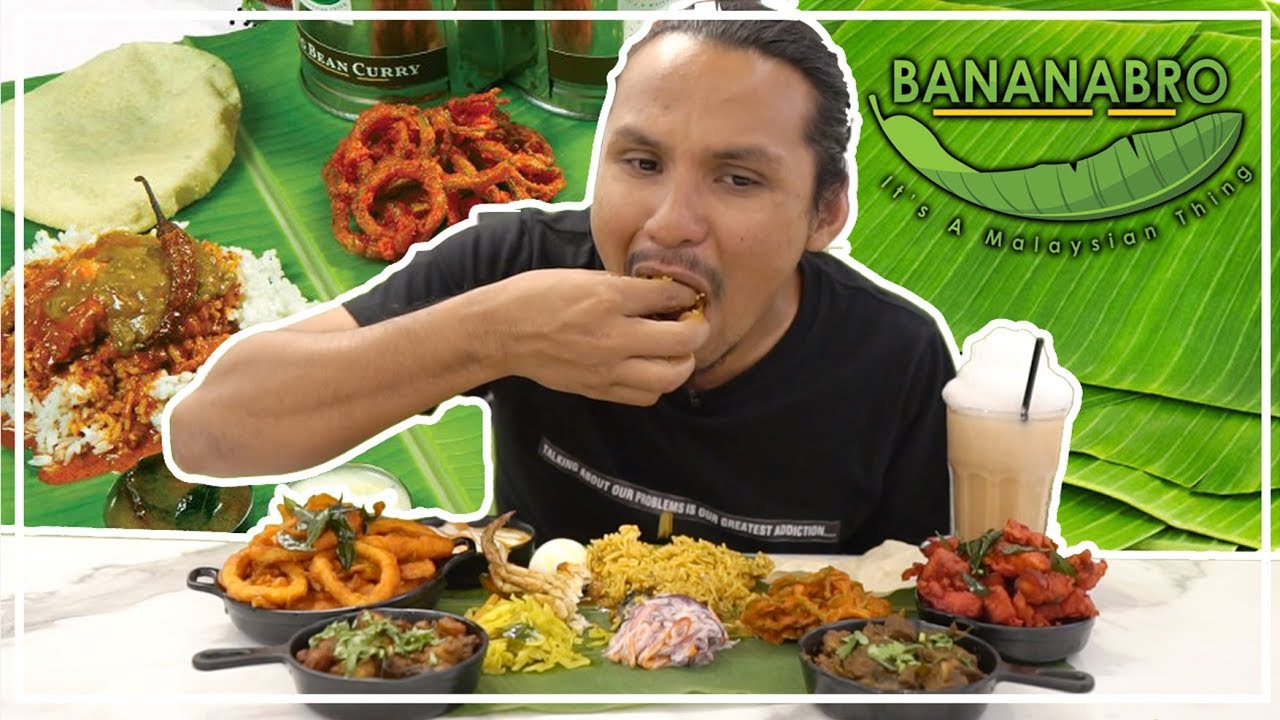nasi daun pisang ASLI (nasi boleh refill PERCUMA) BANANA LEAF BANANABRO MALAYSIA