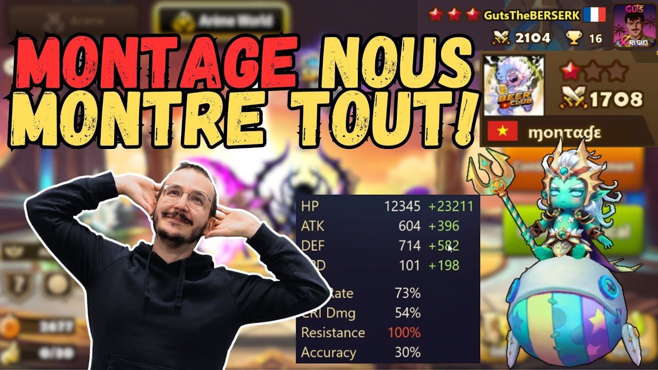 I'm showcasing all his OP sets in a video montage (I'm 29)! SUMMONERS WAR