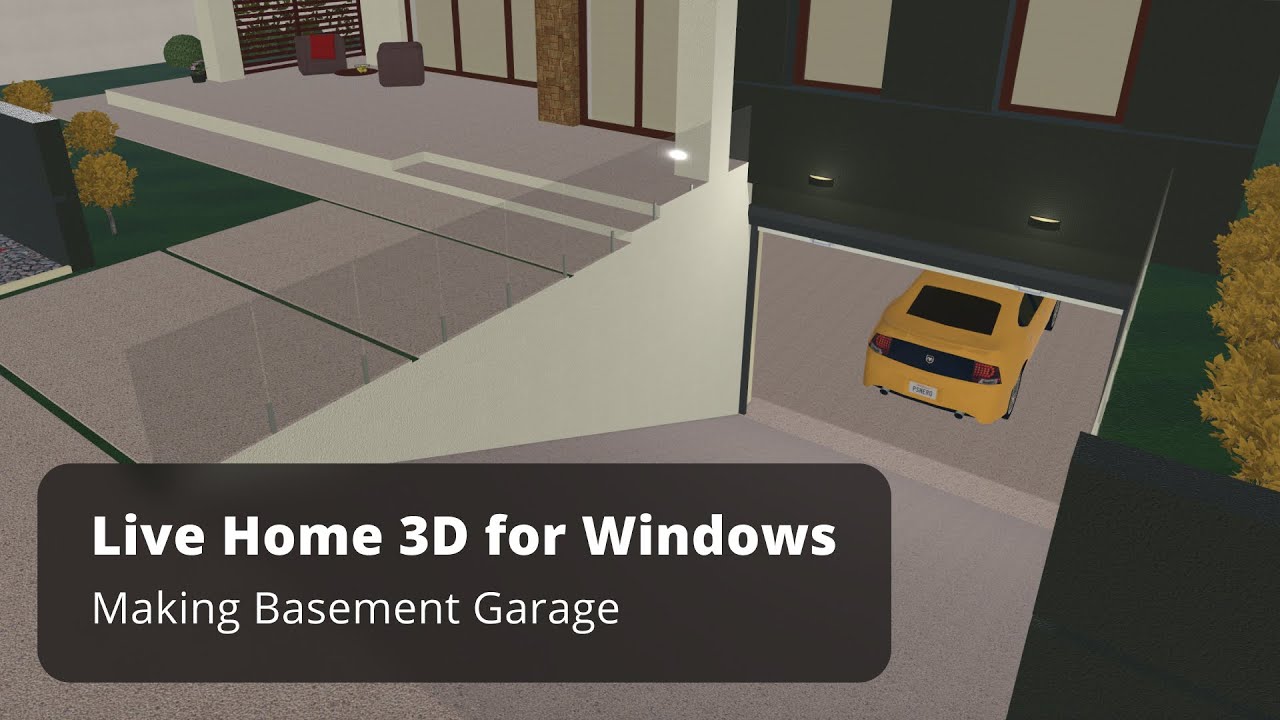 Making Basement Garage - Live Home 3D for Windows Tutorials