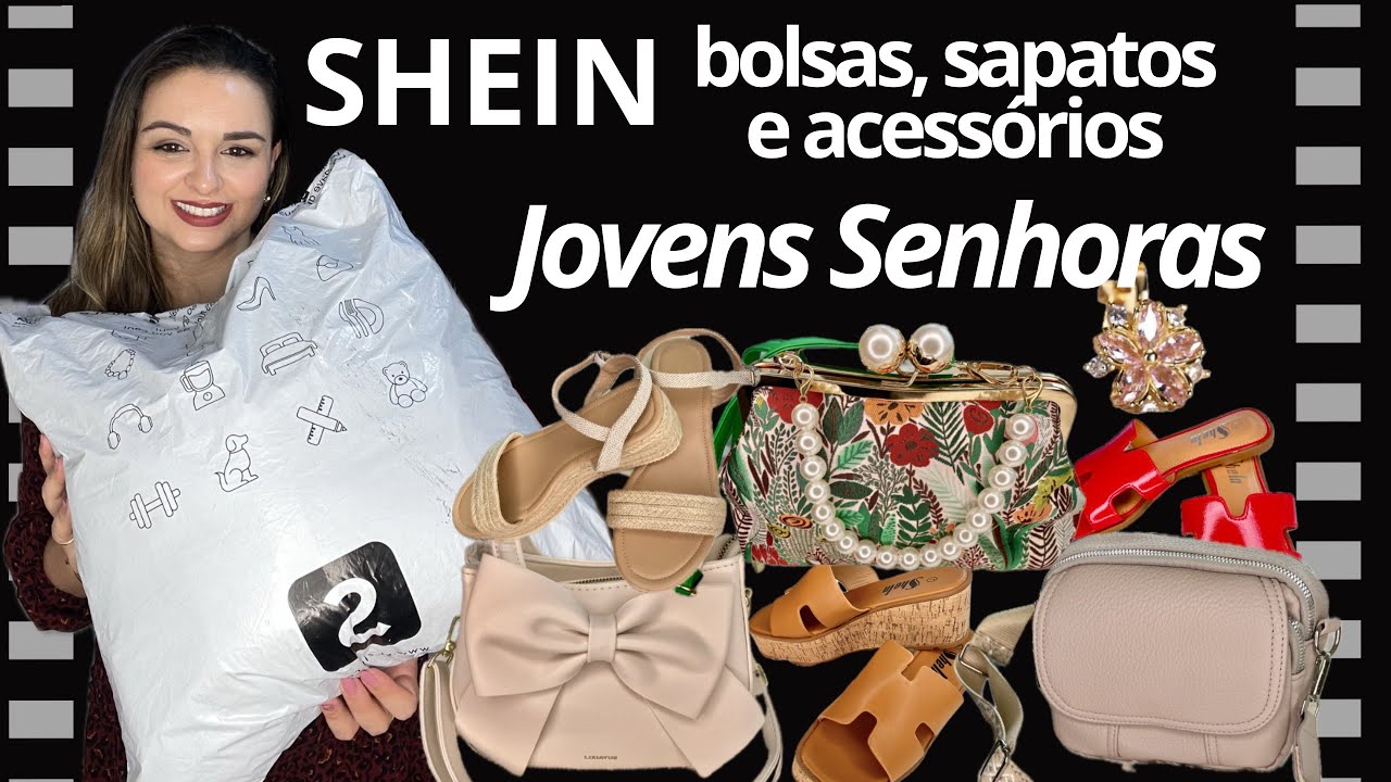 SHEIN para Jovens Senhoras- bolsas, sapatos e acess&oacute;rios. 