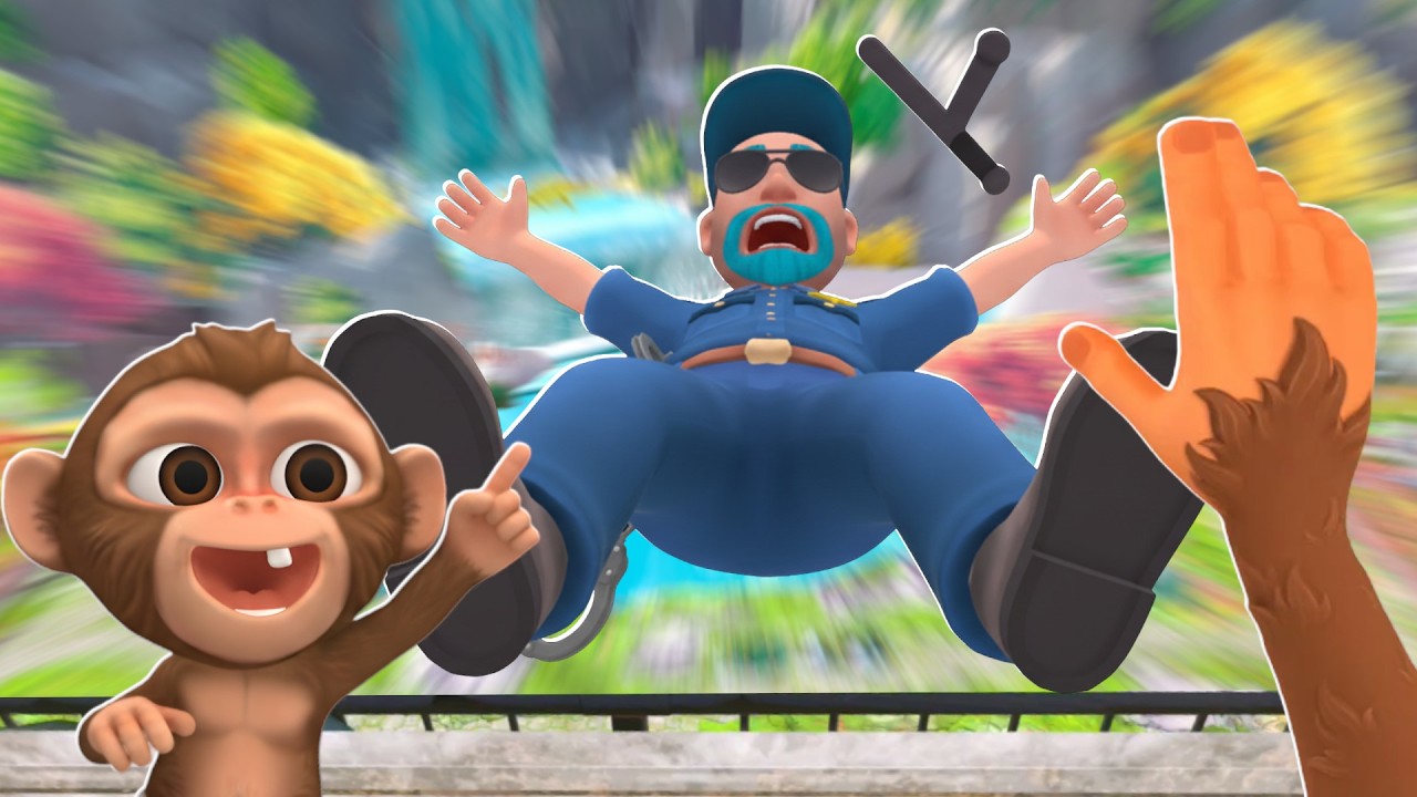 He SCARED My Baby Monkey Friend! - I Am Monkey VR