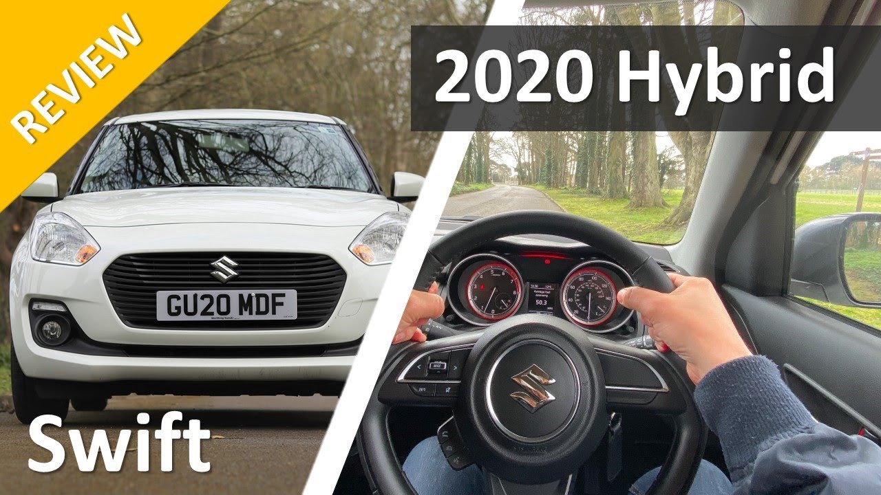 Обзор гибридного автомобиля Suzuki Swift SZ-T SHVS 2020 года на дороге — [стиль POV]