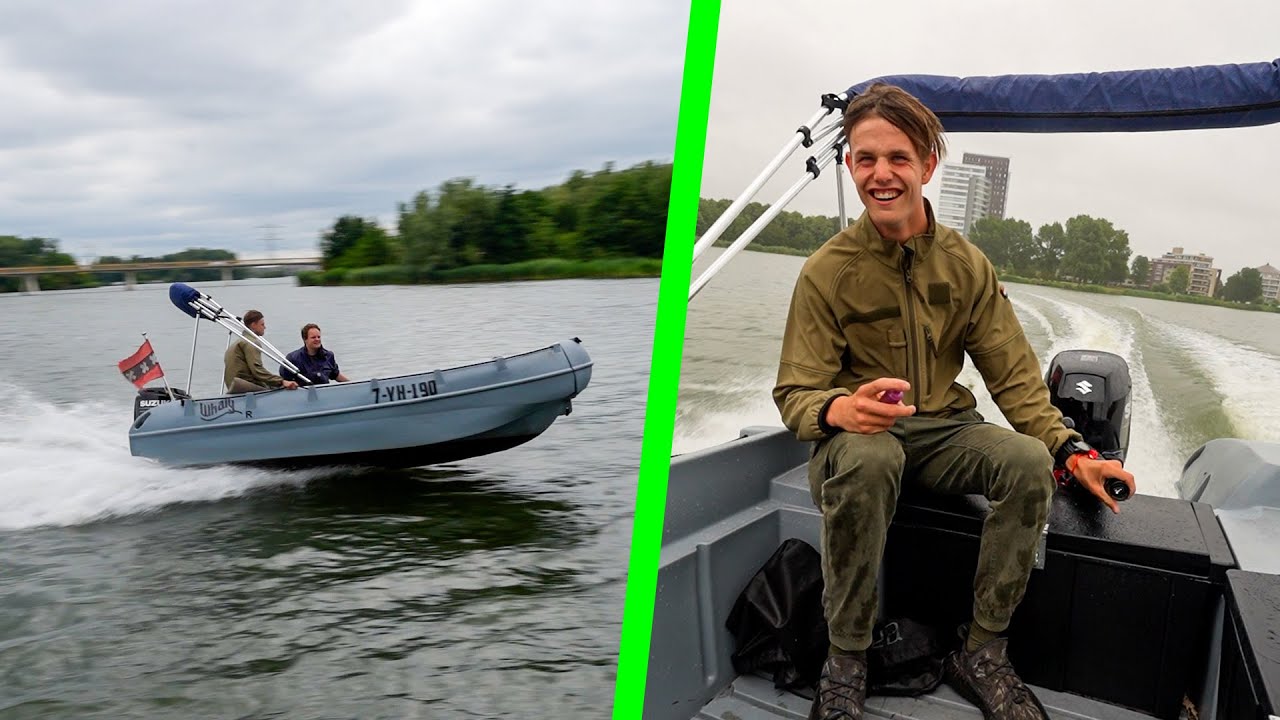 Zijn Boot Is Eindelijk Klaar! 40PK Motor