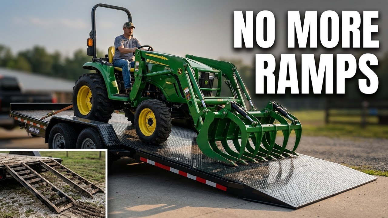 NEW TILT TRAILER / NO MORE RAMPS
