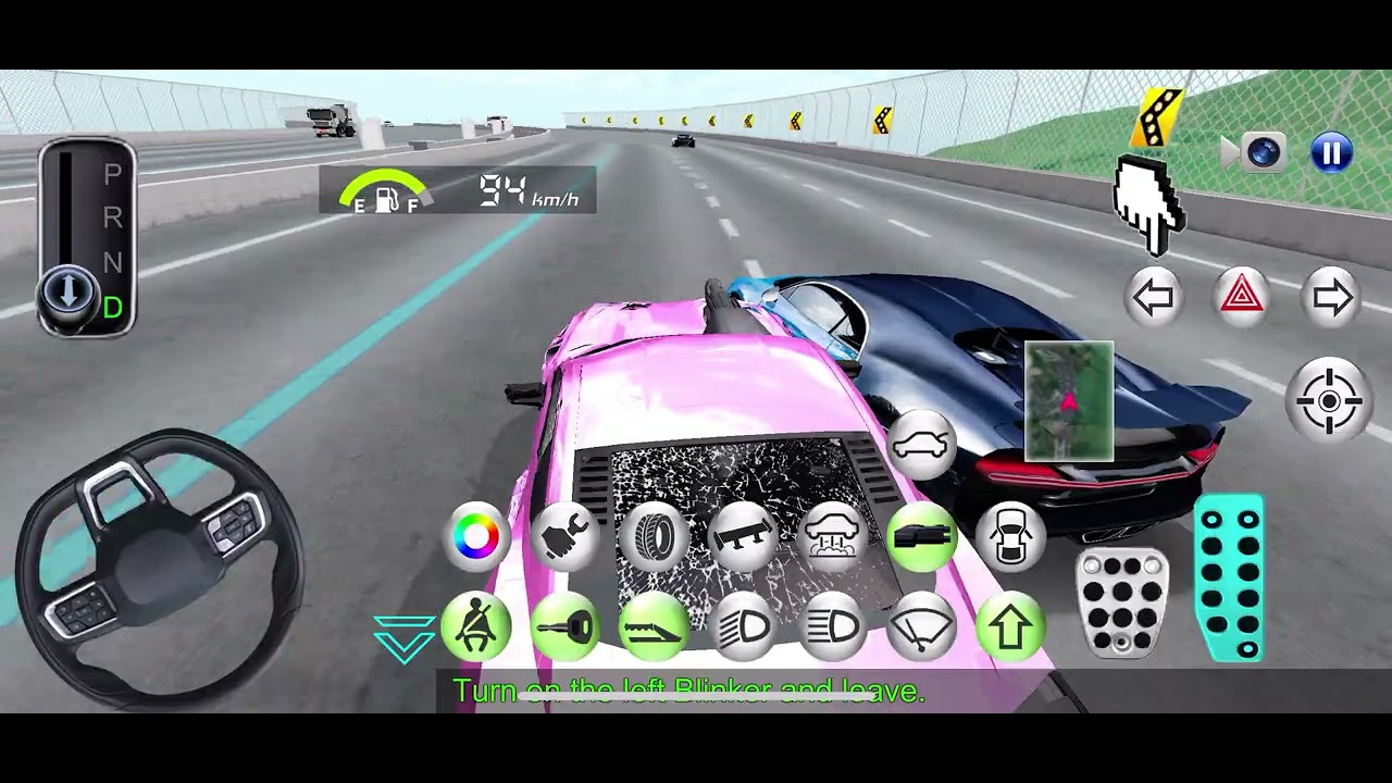 Hyundai N Vision 74 car 🏎️ se bajuka fire 🔥se car 🚘 crash 💥 