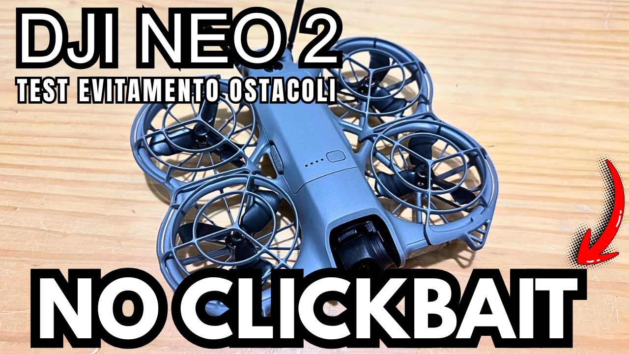 DJI NEO 2: PRIMO TEST ESTREMO in Anteprima - L'evitamento ostacoli FUNZIONA davvero? 🔥#djineo2