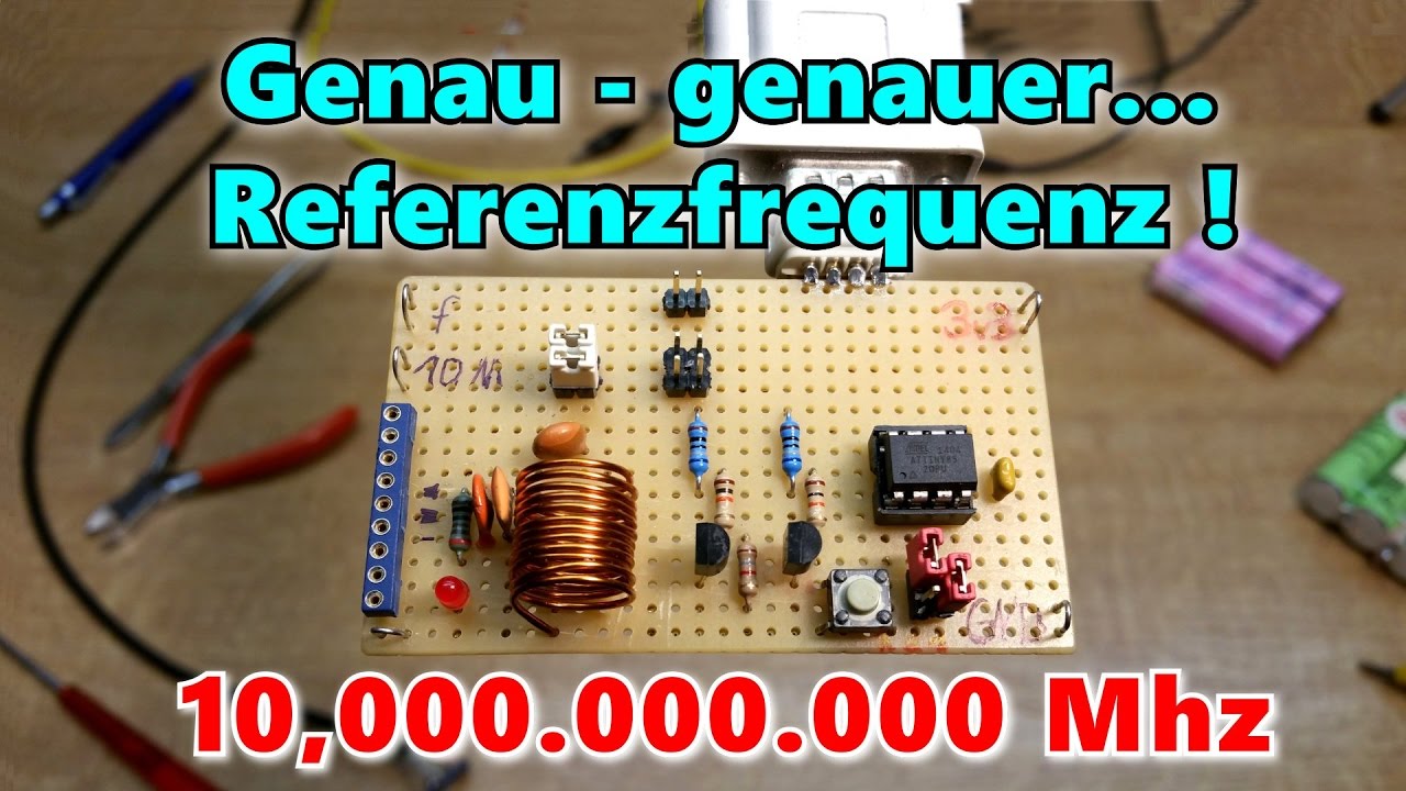 Referenzfrequenzen erzeugen - einfach und genau !   GPS DCF77