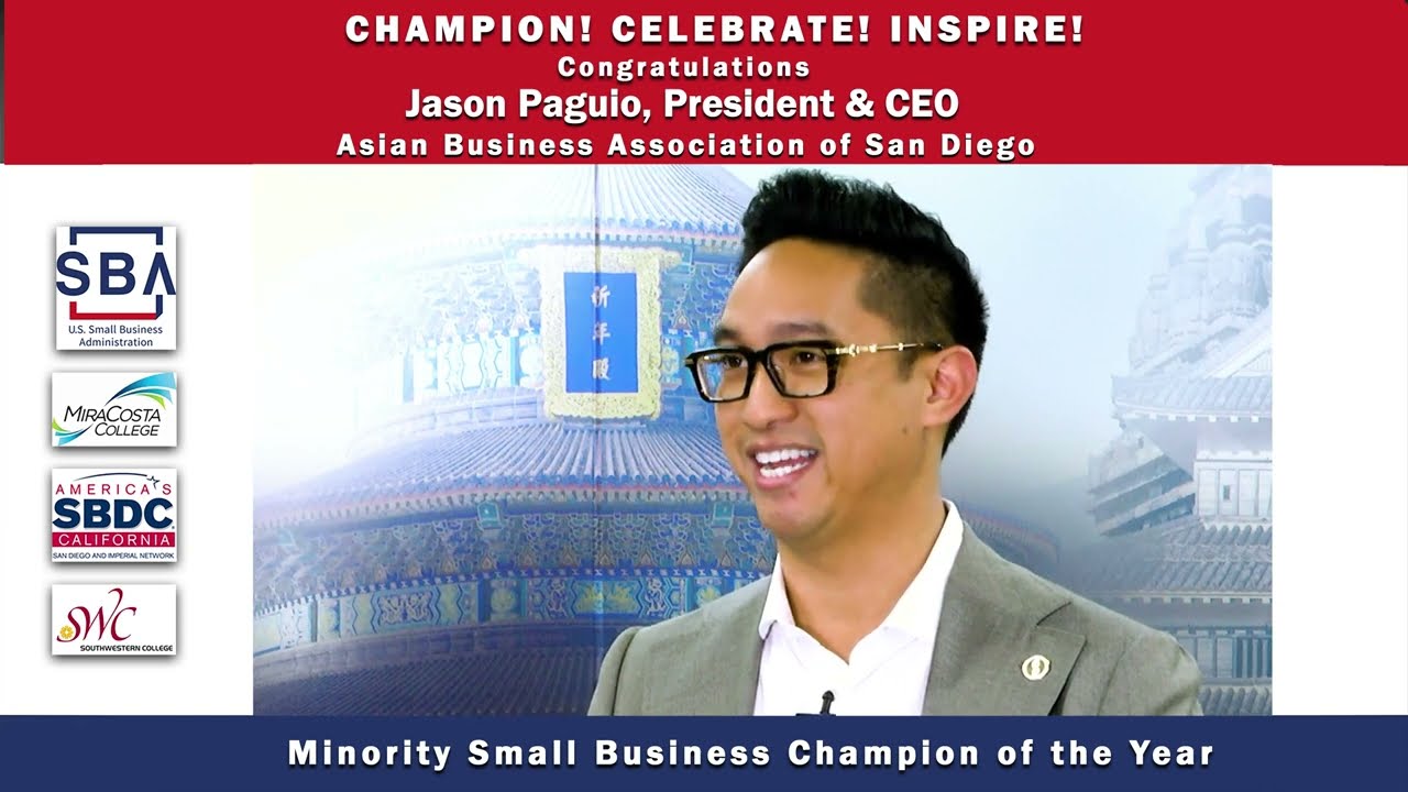 Minority Small Business Champion of the Year (2023) - Jason Paguio