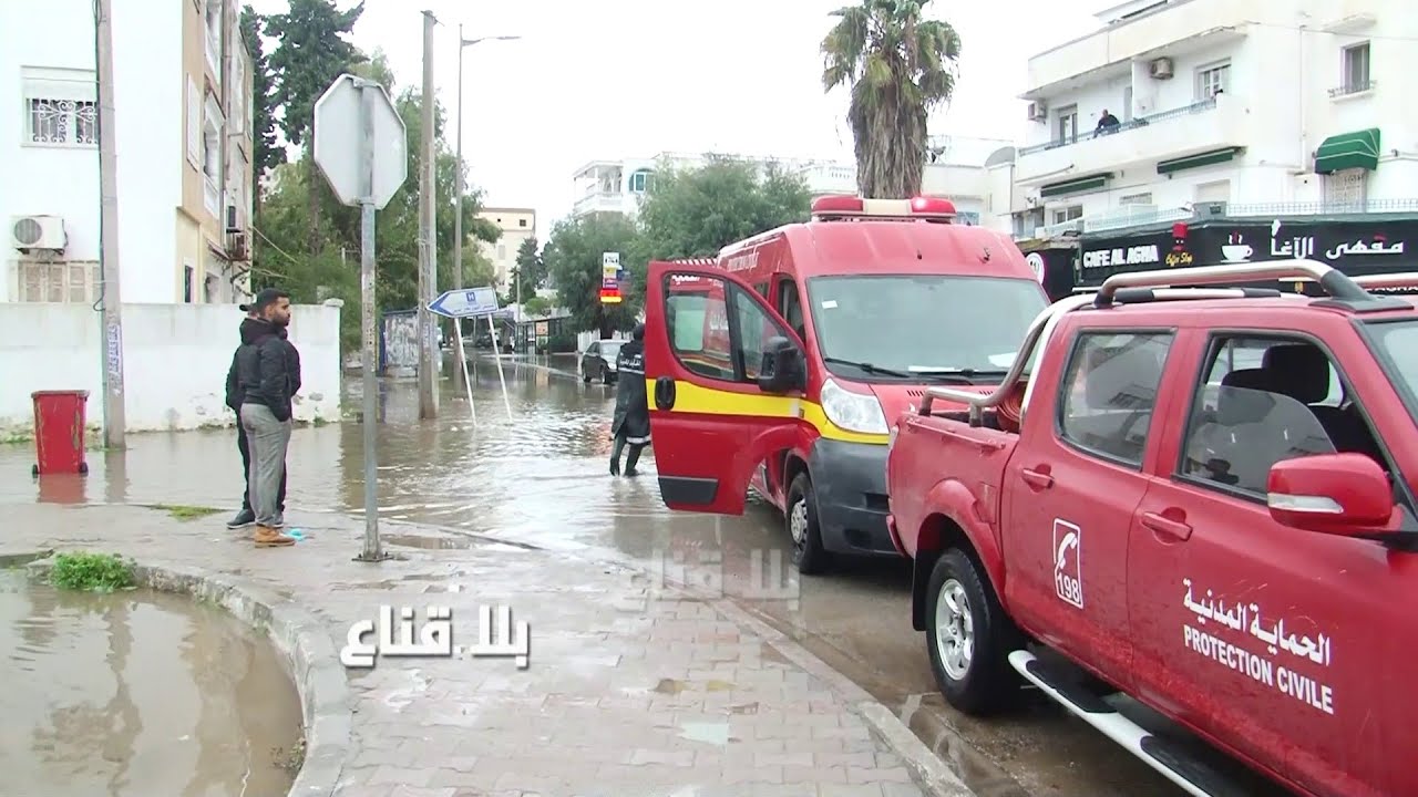 بسبب الفيضانات..سكك الميتروات تغزوها المياه والدولة تؤمن كل الحافلات لتسهيل عملية التنقل للمواطنين!!
