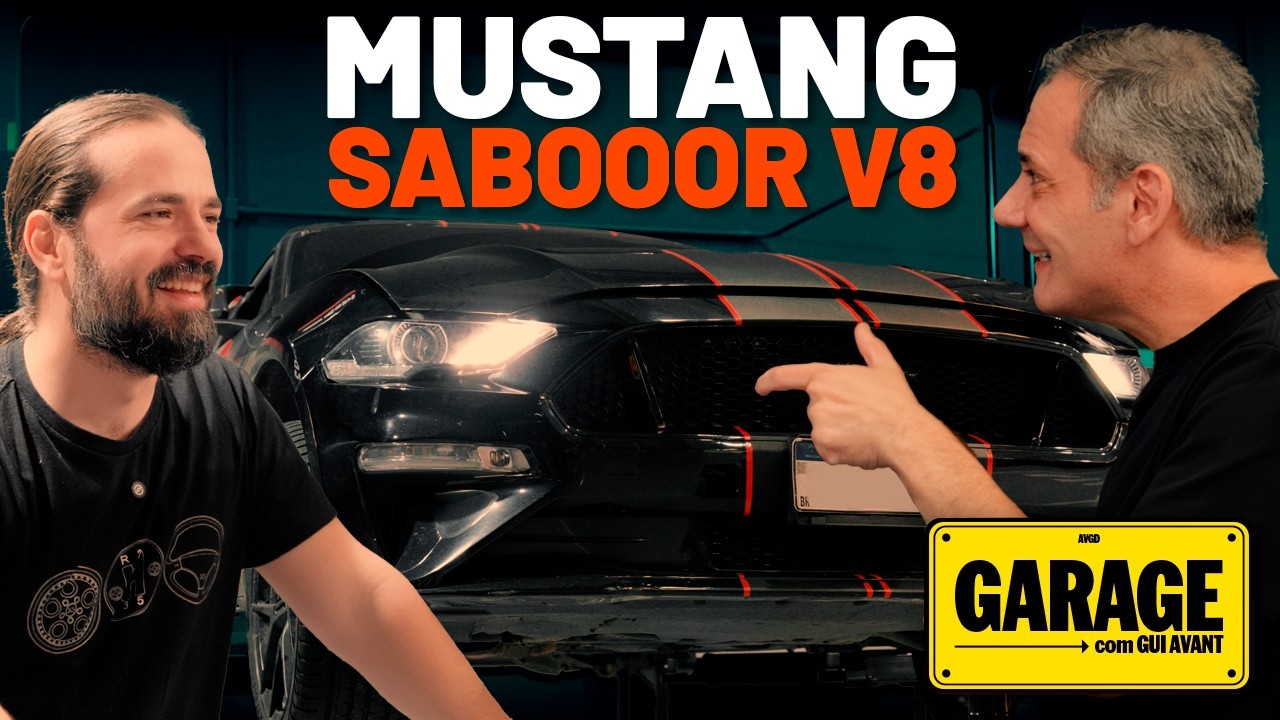 MUSTANG SABOOOR V8 + &Oacute;LEO FALSIFICADO? | GARAGE com ADG