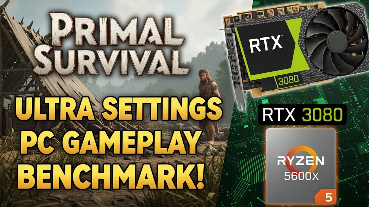 Primal Survival | Nvidia RTX 3080 | Ryzen 5 5600X | PC Game Gameplay Benchmarks