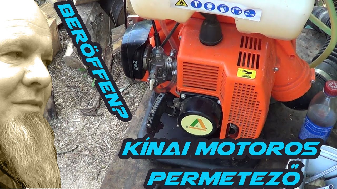 Kínai motoros permetező - újra akcióban.