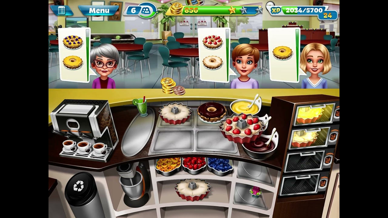Cooking Fever - Bakery - Level-35 |With All 3 Stars| ⭐️⭐️⭐️