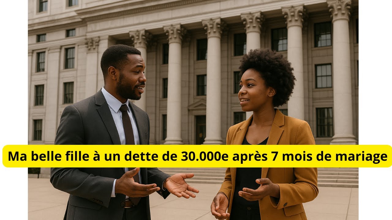 MA BELLE FILLE A UNE DETTE DE  30.000e  DE DETTE APRES 7 MOIS DE MARIAGE