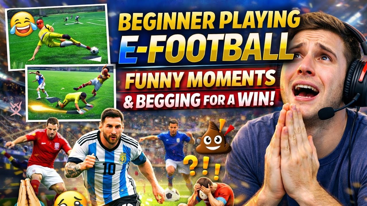 I Begged for a Win in eFootball… (Beginner Chaos 😂⚽).  #efootball #football 
