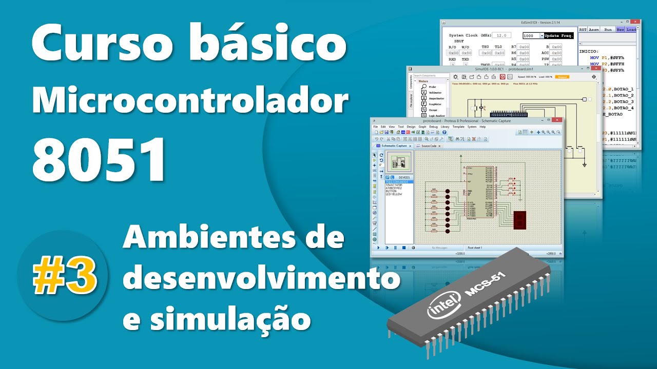 µC 8051 (Curso básico) - Ambientes de desenvolvimento e simulação