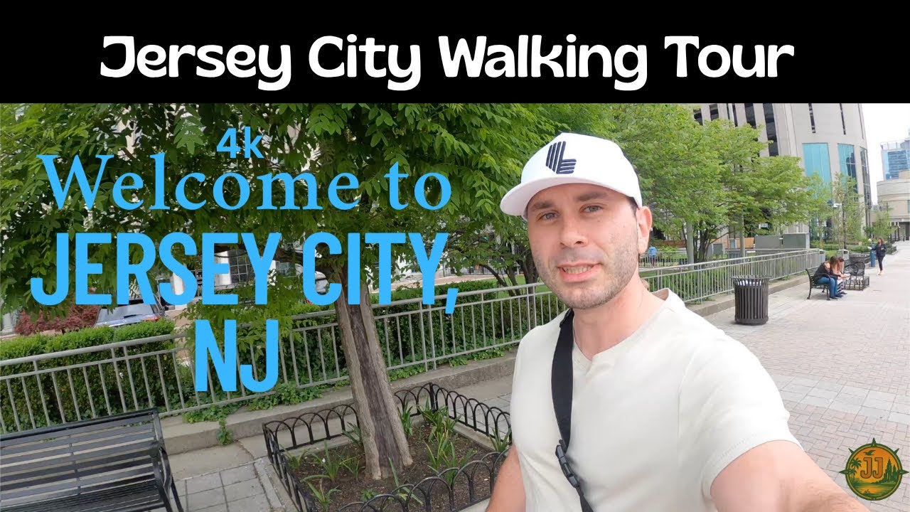 4K Narrated Walking Downtown Jersey City