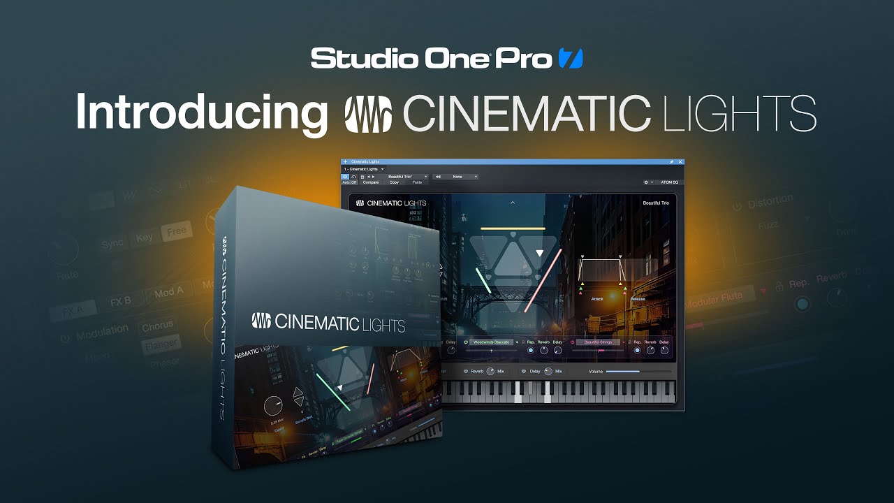 Представляем Cinematic Lights — новый виртуальный инструмент в составе Studio One Pro | PreSonus