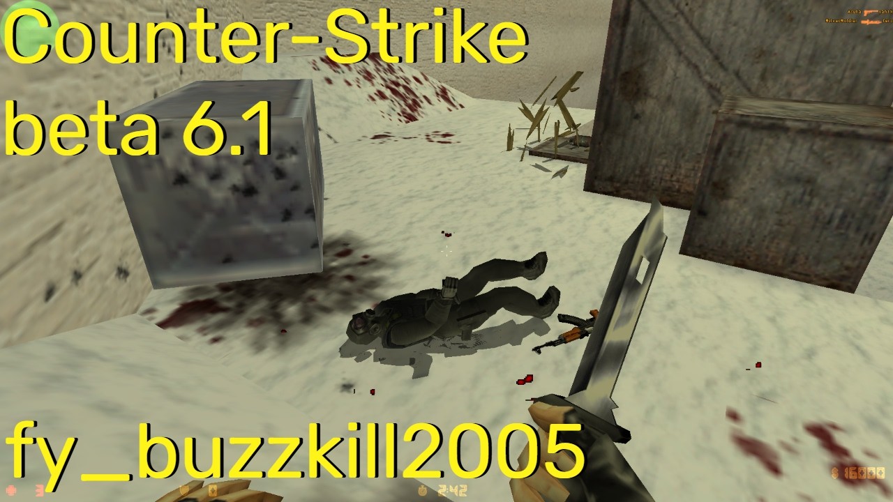 Геймплей Counter-Strike beta 6.1 на карте fy_buzzkill2005 онлайн &mdash; июль 2026
