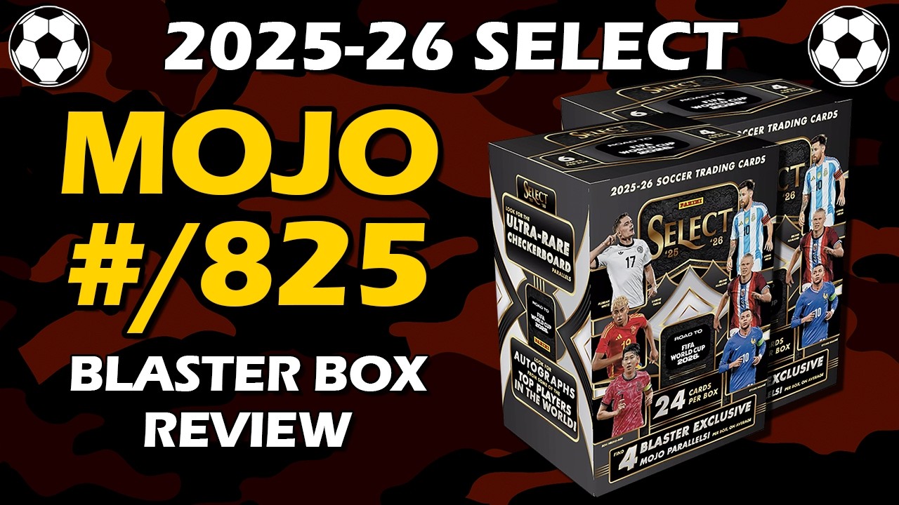 Обзор футбольных карточек Panini Select Road to FIFA World Cup 2025-26 (Blaster Box)