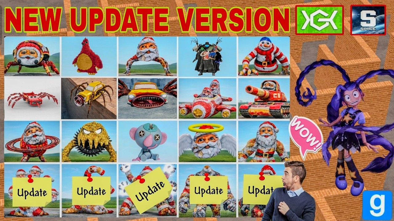 🌈NextBots in playground! All Poppy Playtime: Chapter 5 Monsters!  moai Roblox characters 😱