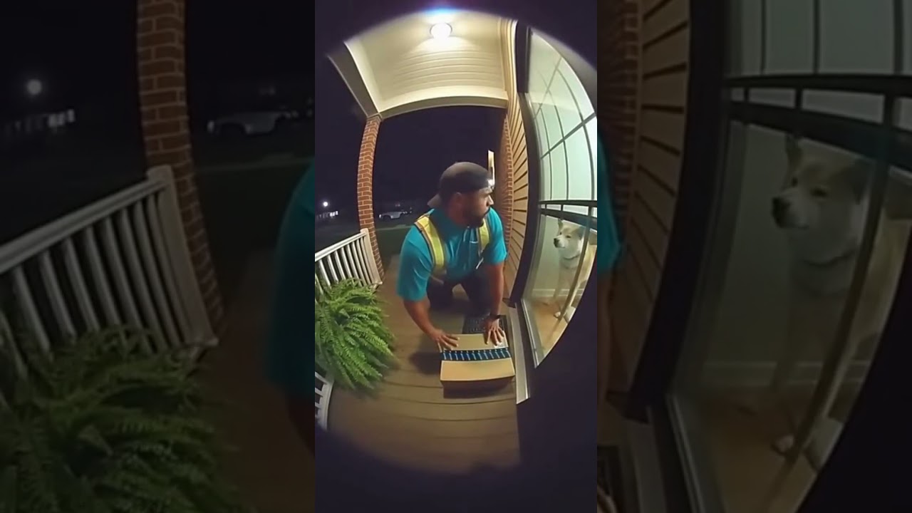 A Ring doorbell camera footage 2
