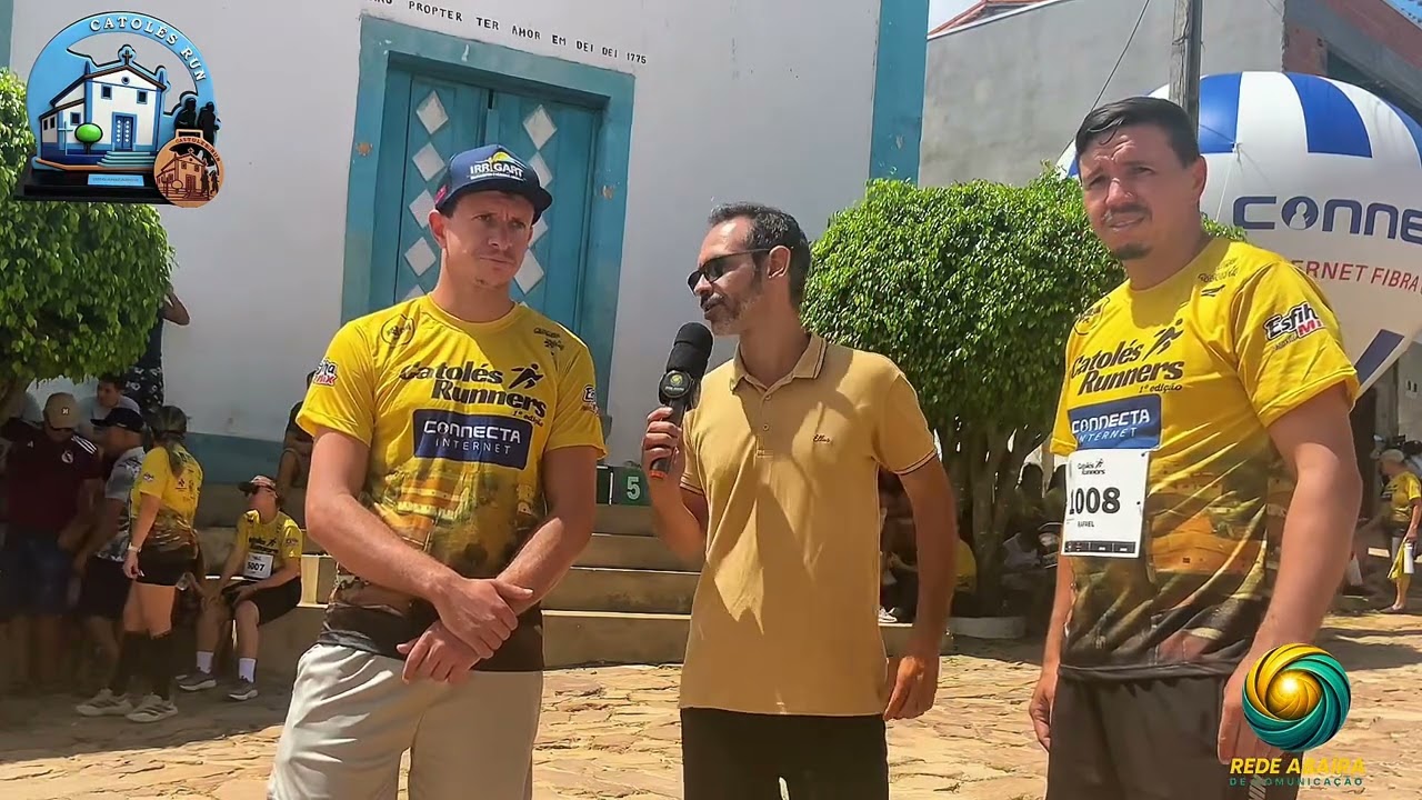 Catolés Runners 2026 entrevista com Otoniton um dos organizadores . E Rafael diretor de esportes
