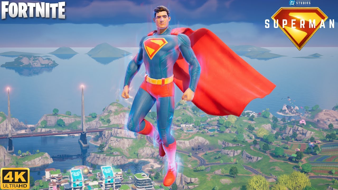 Superman Skin and Mythic Gameplay - Fortnite Chapter 6 Season 3 (4K 60FPS)