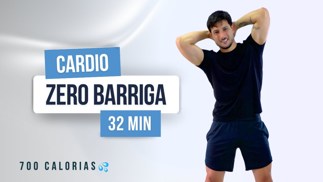 32 MIN CARDIO HIIT PARA GASTAR 700 calorias e perder barriga em casa