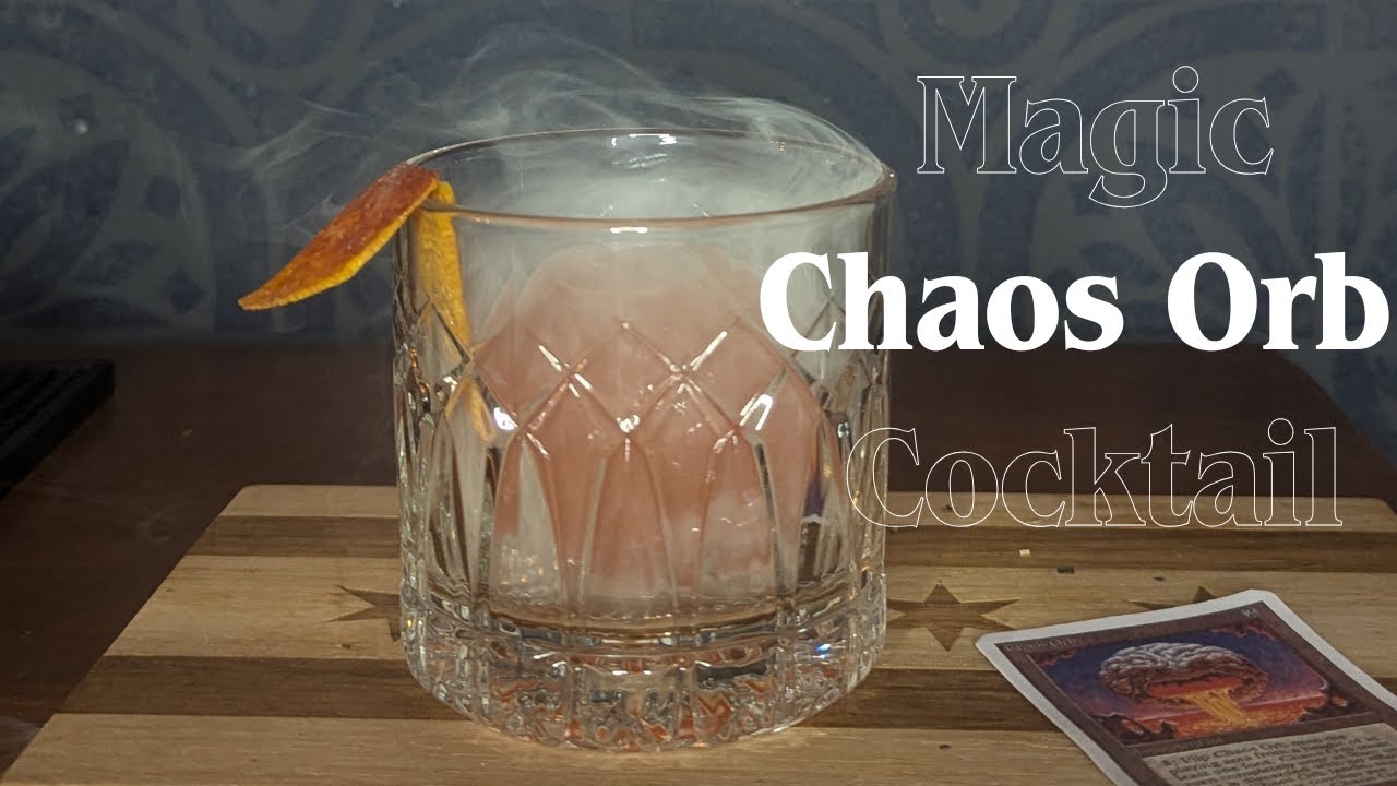 Magic cocktail made INSIDE OF ICE - Chaos Orb