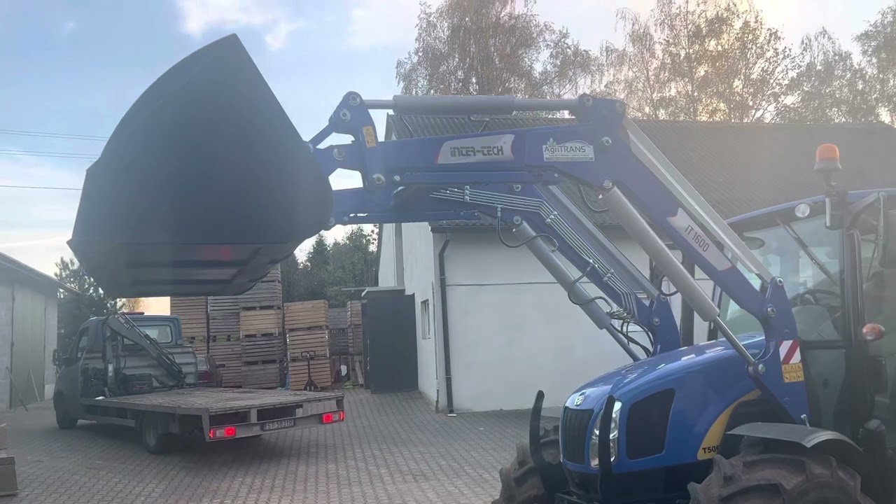 Dzwoń 536158029:Nowy nabytek Ładowacz czołowy Tur Inter-Tech IT 1600S New HOLLAND T5060  T