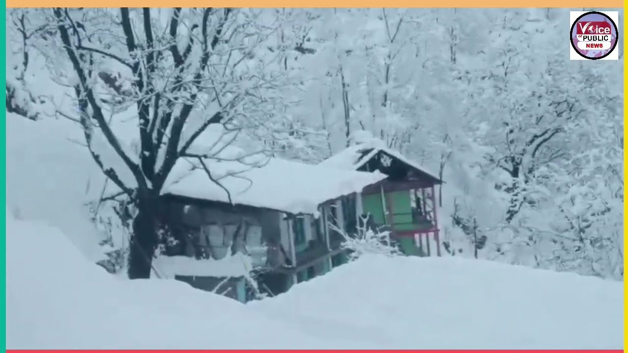 Fresh SnowFall in Mandi Tehsil 