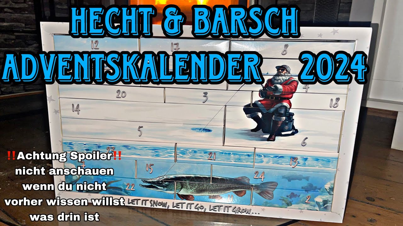 🎄Hecht & Barsch Adventskalender 2024🎄 - AngelAnfänger packt aus. Achtung Spoiler