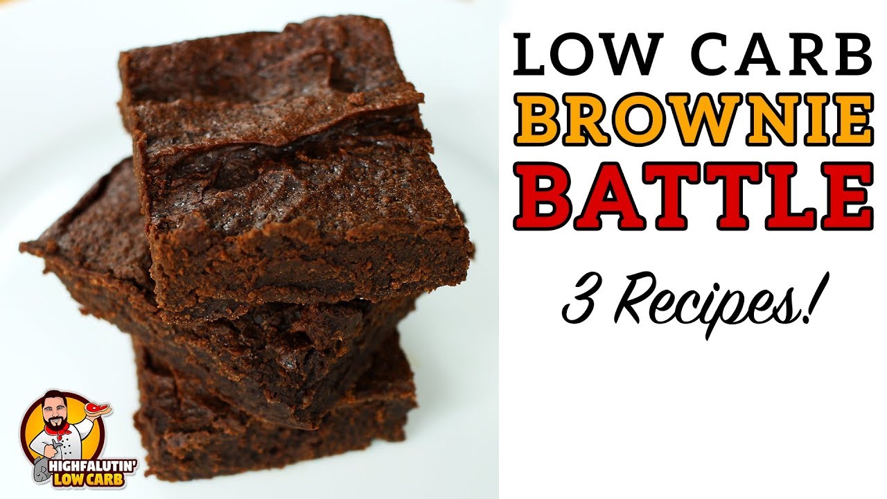Low Carb BROWNIE BATTLE - The BEST Keto Brownies Recipe - Lowcarb Chocolate Brownies!