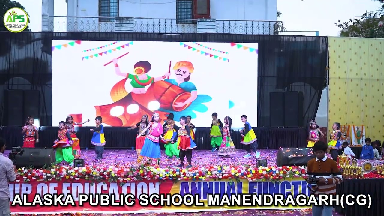 GUJARATI DANCE | ANNUAL FUNCTION 2025-26 | ALASKA PUBLIC SCHOOL MANENDRAGARH |