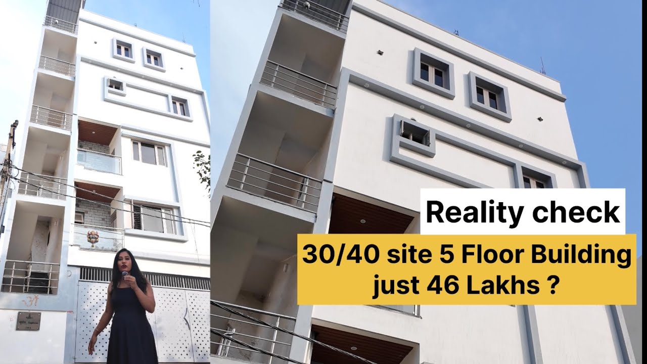 30/40 Site 5 Floor house just 46 Lakhs?  #houseconstruction #builder #dreamhome #interiordesign 