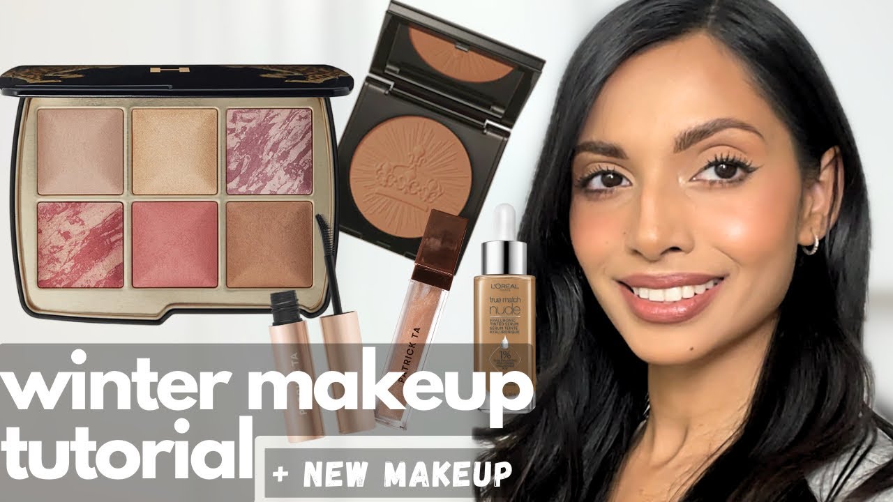 WINTER MAKEUP TUTORIAL | Hourglass Leopard Palette, Pat McGrath Bronzer & More - Brown/Olive Skin