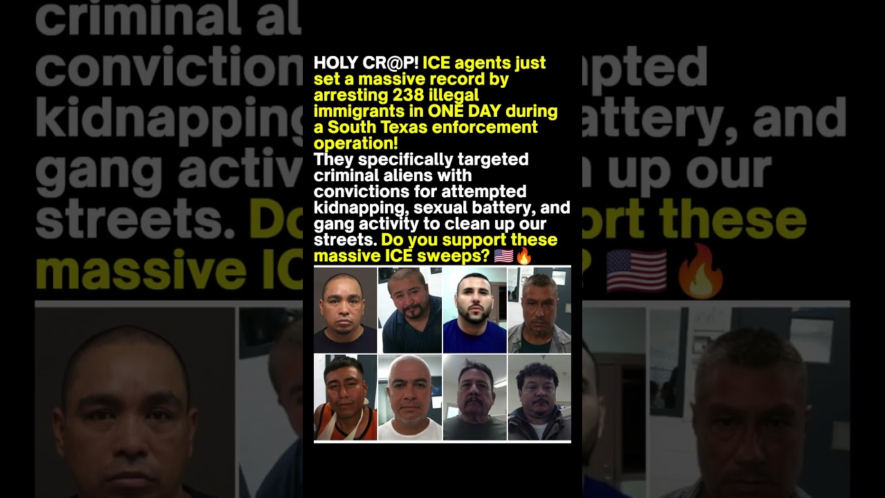 Viral ICE Arrest Claim Sparks Debate 🇺🇸 | 238 Arrests in Texas?