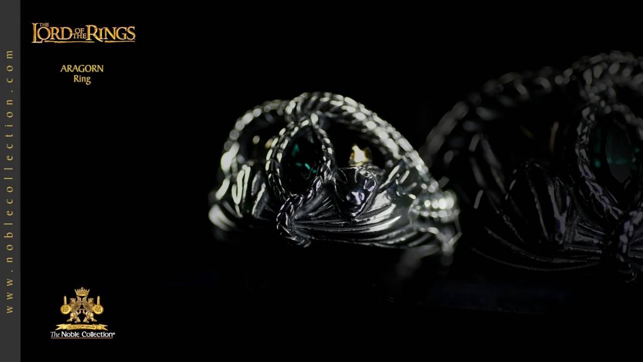1080 noblecollection lotr NN9687 aragorn ring