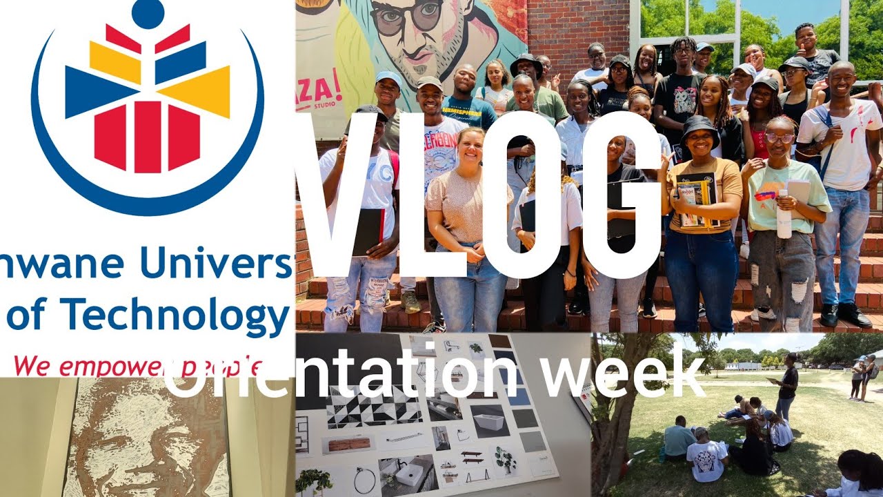 Orientation Week VLOG (TUT) Interior Design/South African Youtuber/NEW CHAPTER IN MY LIFE/University