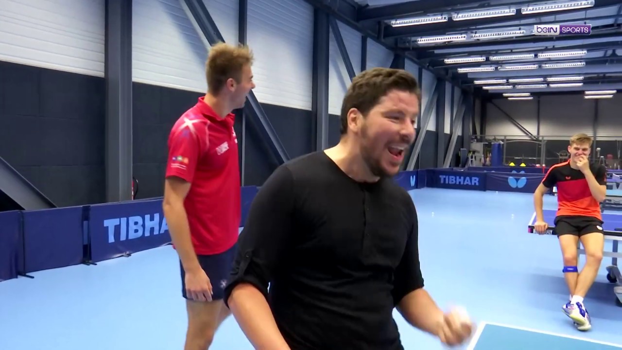 Redouane Bougheraba VS Tennis de Table avec #lecoachparisi sur BeiN Sports