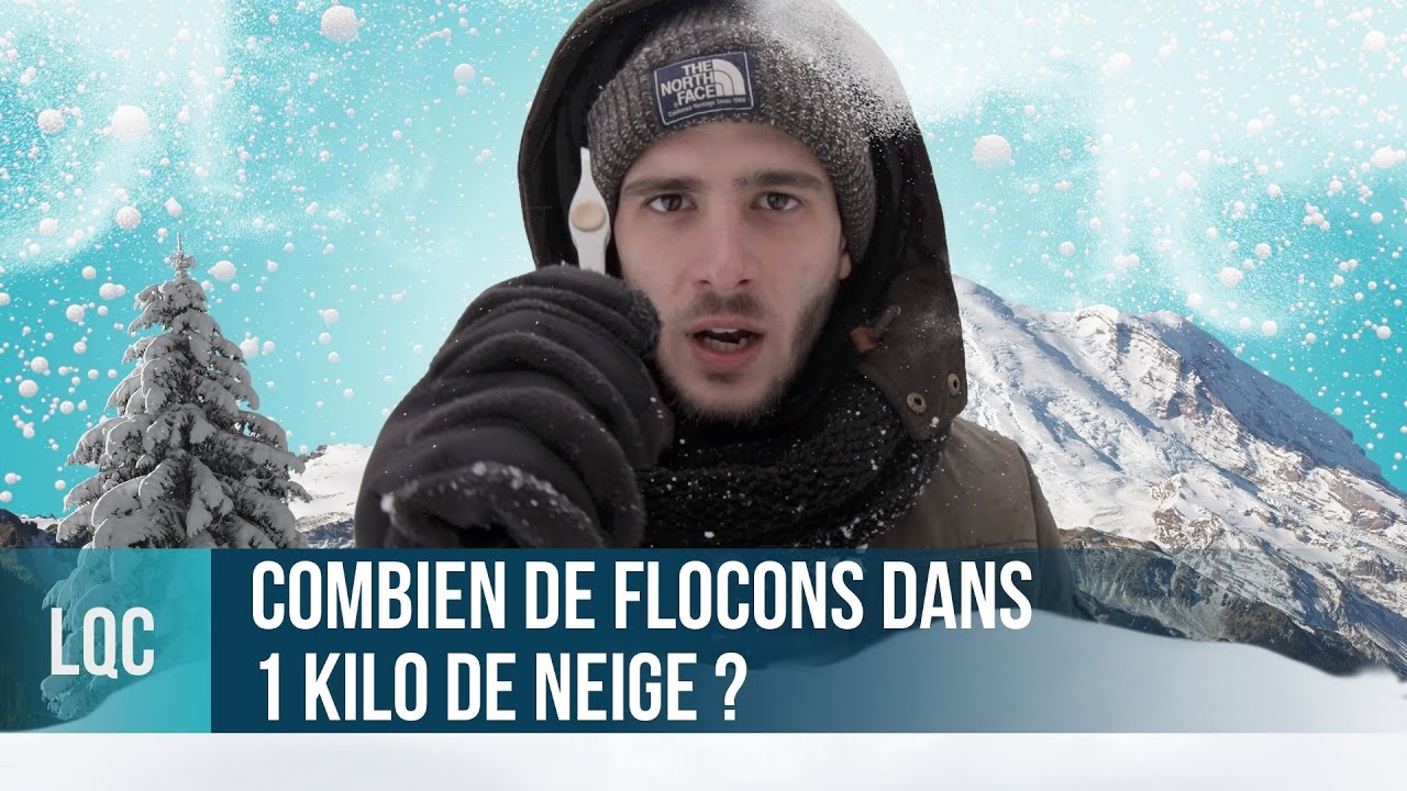 LQC - Combien de flocons dans 1Kg de neige ?