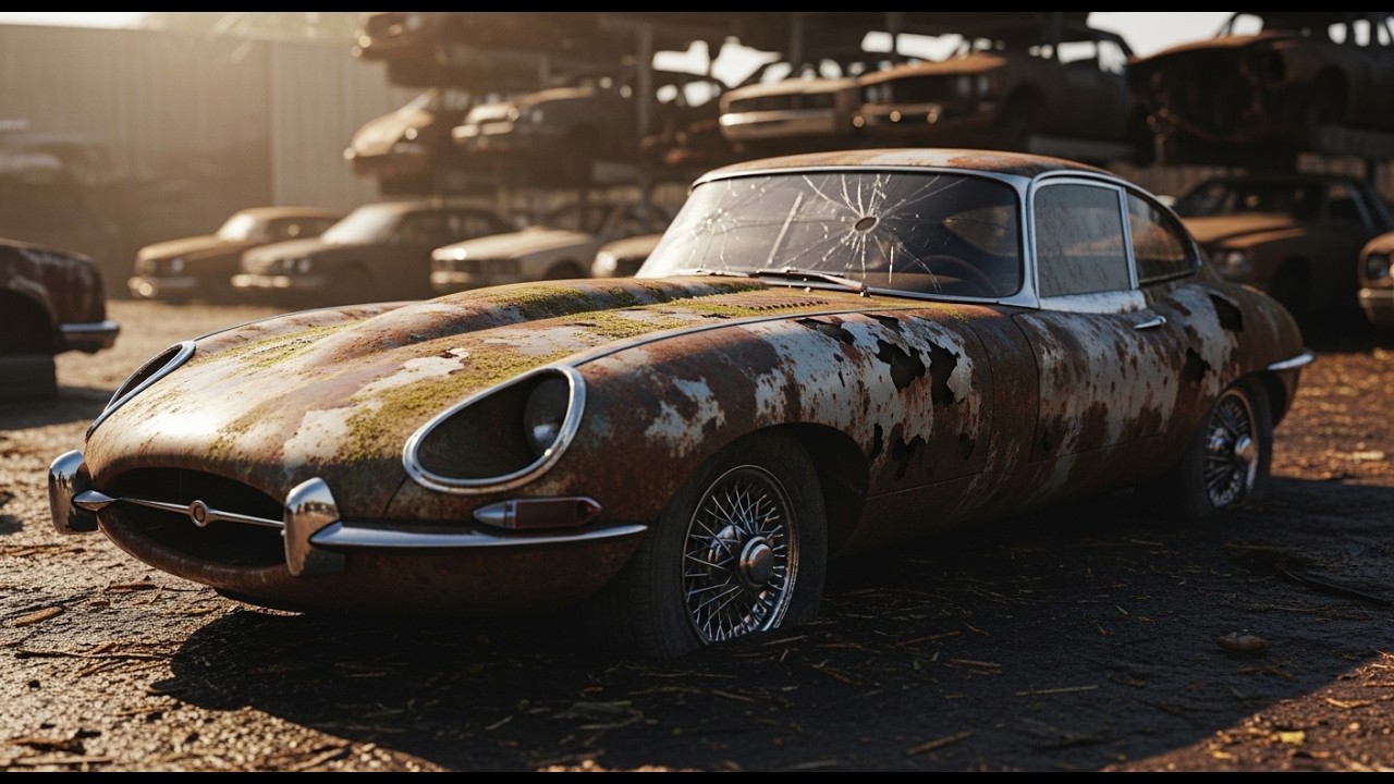 ASMR Car Restoration | Jaguar E-Type 1961 Full Restoration (No Talking) | Restoration Hub